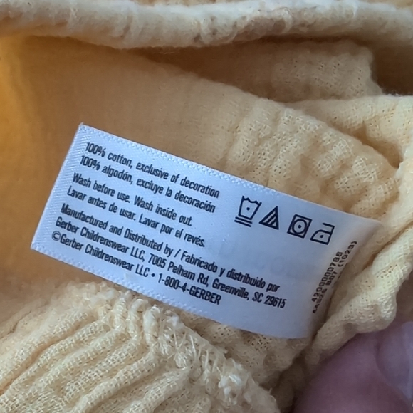 Yellow Textured Two-Piece Set - Picture 6 of 7